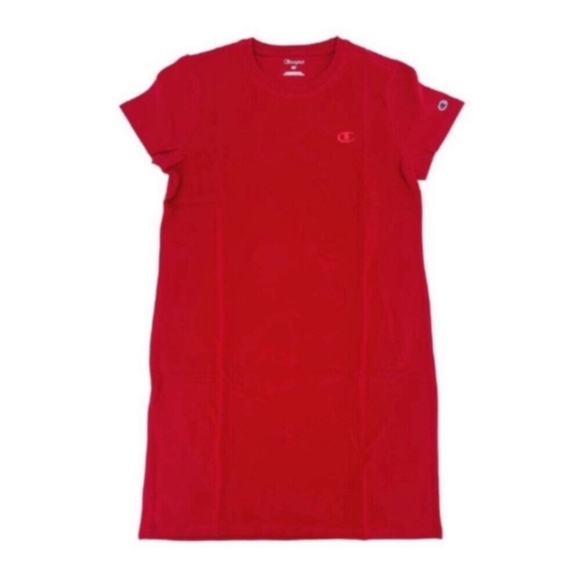 Champion Red T-Shirt Dress - Picture 2 of 8